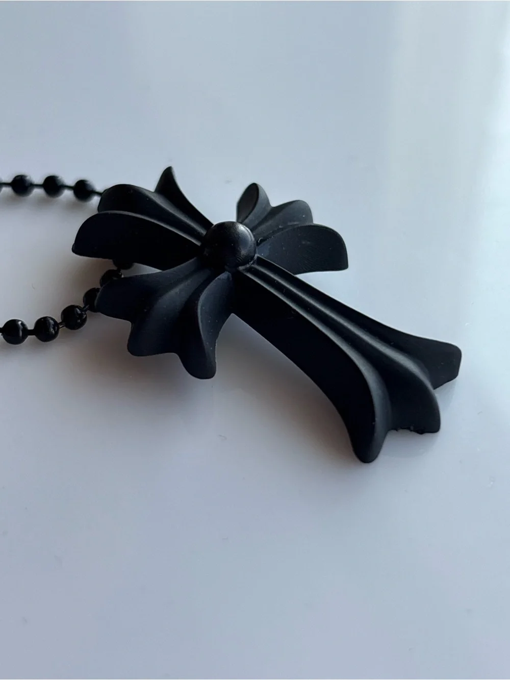 Black Chrome Hearts Necklace